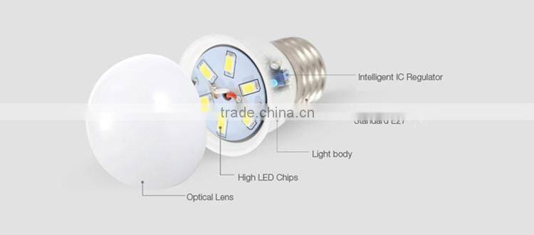 Plastic with Alumium Housing 7W LED Light Bulb