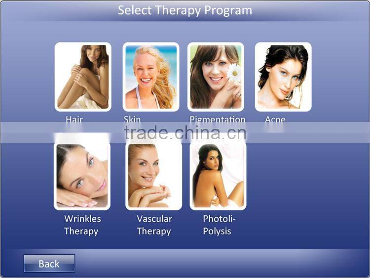 High quality most popular products for salon SHR+E-light(IPL+RF )Machine with 2 handles