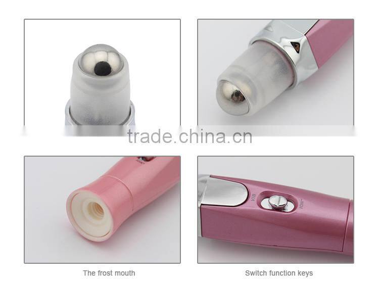 2015 Christmas gift handheld massage vibrating beautiful microcurrenteyes care machine