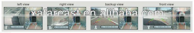 360-Degree bird view car camera recorder