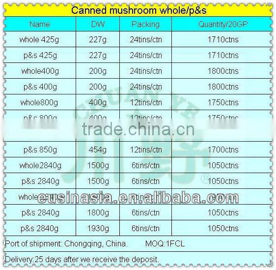 champignon mushroom in tin