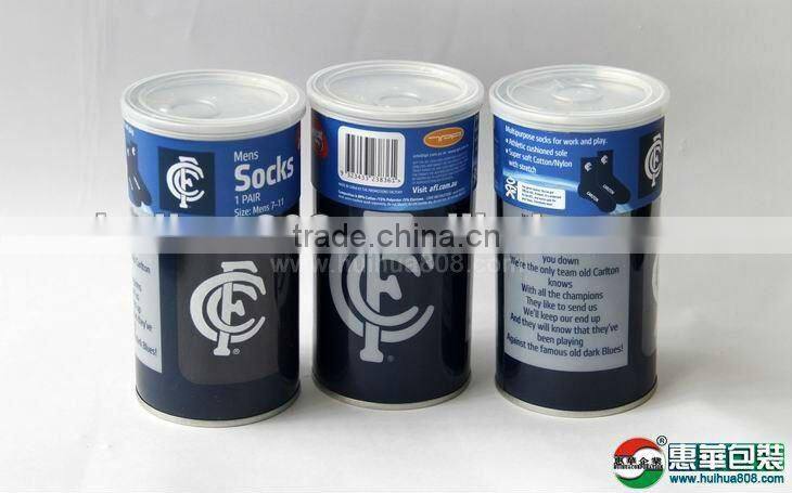clear paper tube with PVC window for gift packaging