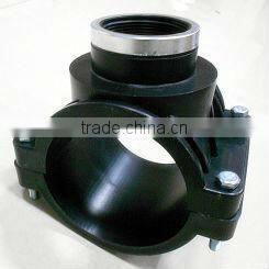 PP clamp saddle for pipe connection PN10
