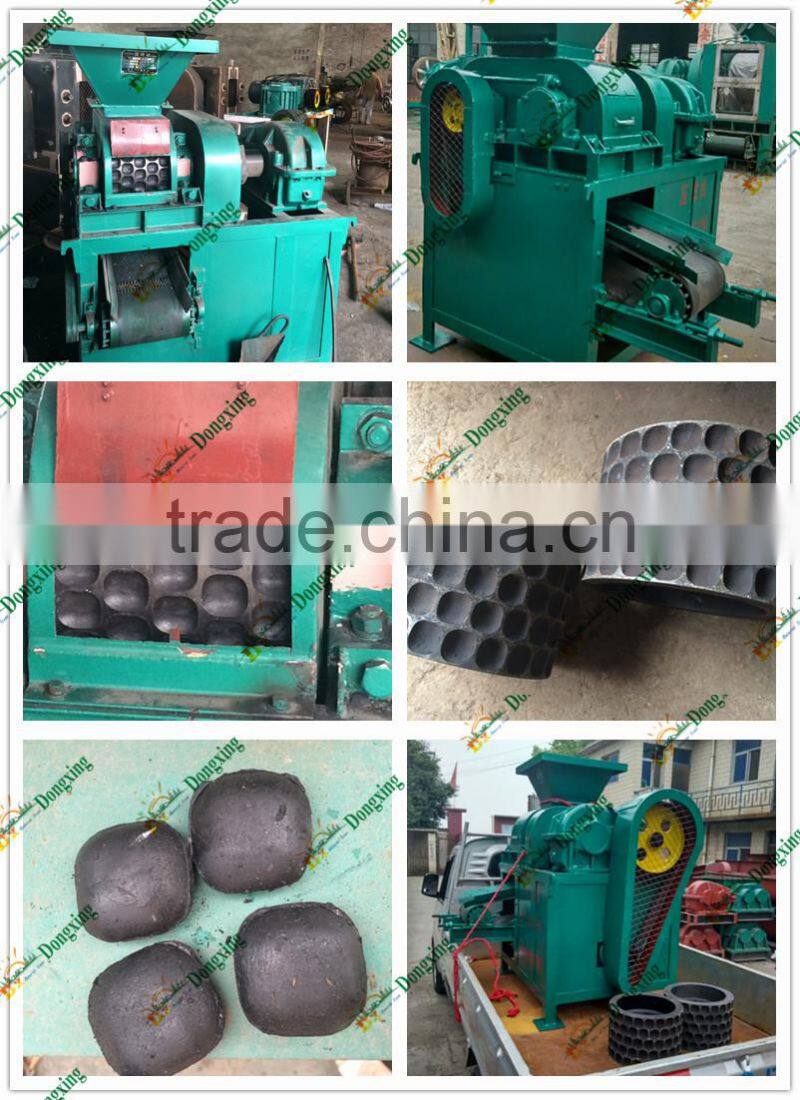 double rollers pressure coal ball briquette machine price