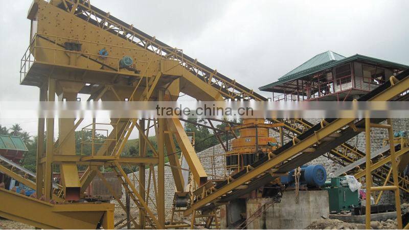 New 100-120T/H Stationary Stone Crushing Plant Price