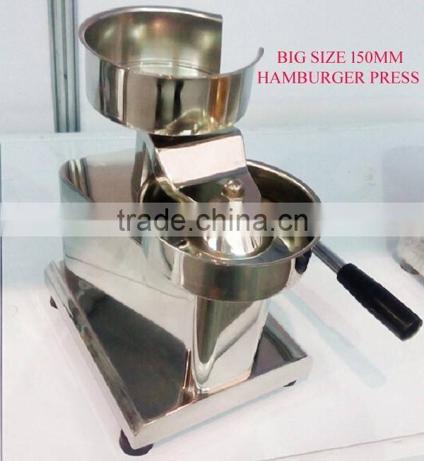 manual stainless steel patty press/hamburger press,hamburger patty press maker