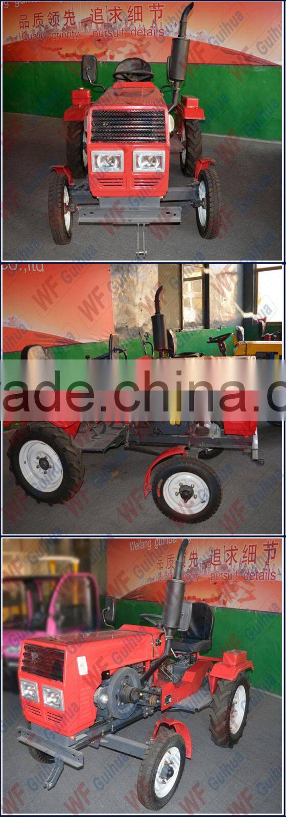 12 hp / 15 HP multi-function agricultural mini farm tractor for sale