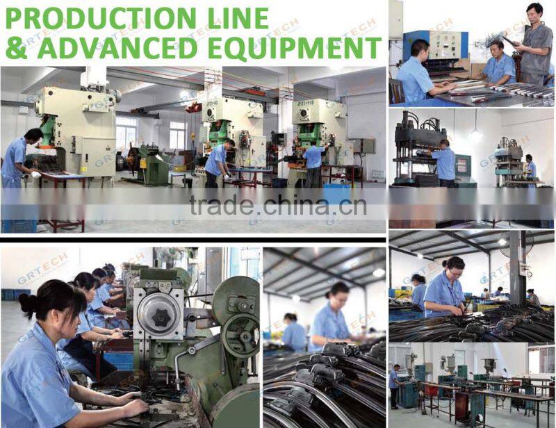 Colored windshield wiper blade for Peugeot 405