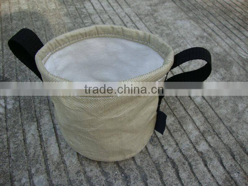 Pop up waste leaf garden bag Tool Bucket UV resistant easily collapsible both indoors and outdoors