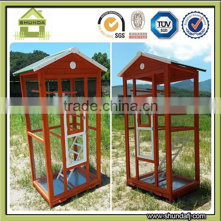 SDB02 High Quality Wooden bird aviary cage