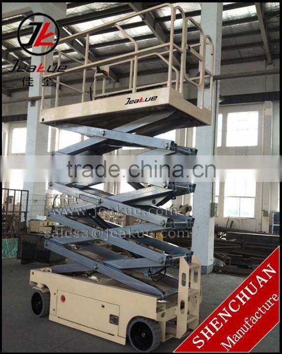 Widely used in warehouse/workshop/factory 320kg Self propelled Scissor Working Platform