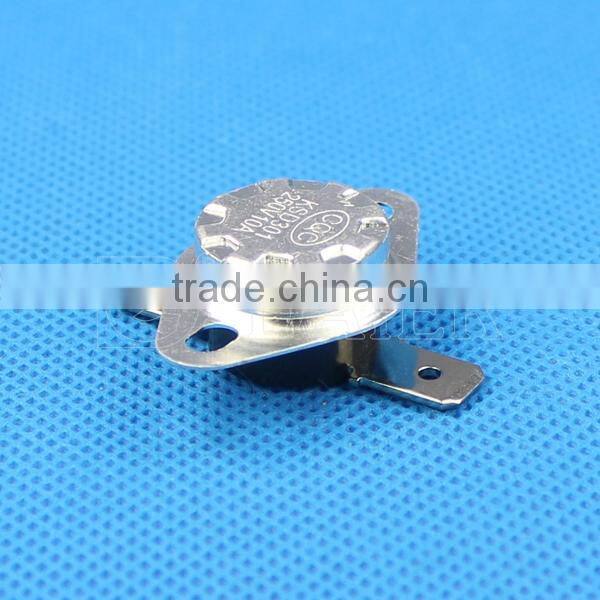 Temperature and Humidity Controller 10/15A 250VAC NO/NC 55~180 Degree KSD301-BF2 Flat Pins