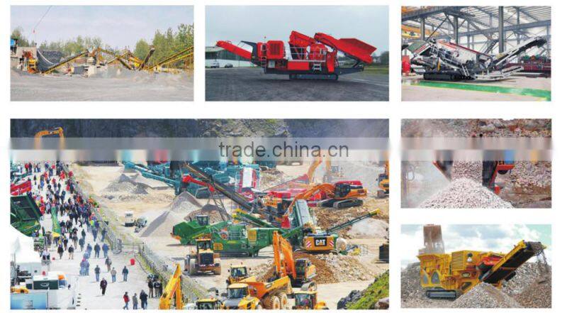 crawler-type Mobile Jaw Crushing Station for crushing vaious mines and rocks,AH-106-J factory sale