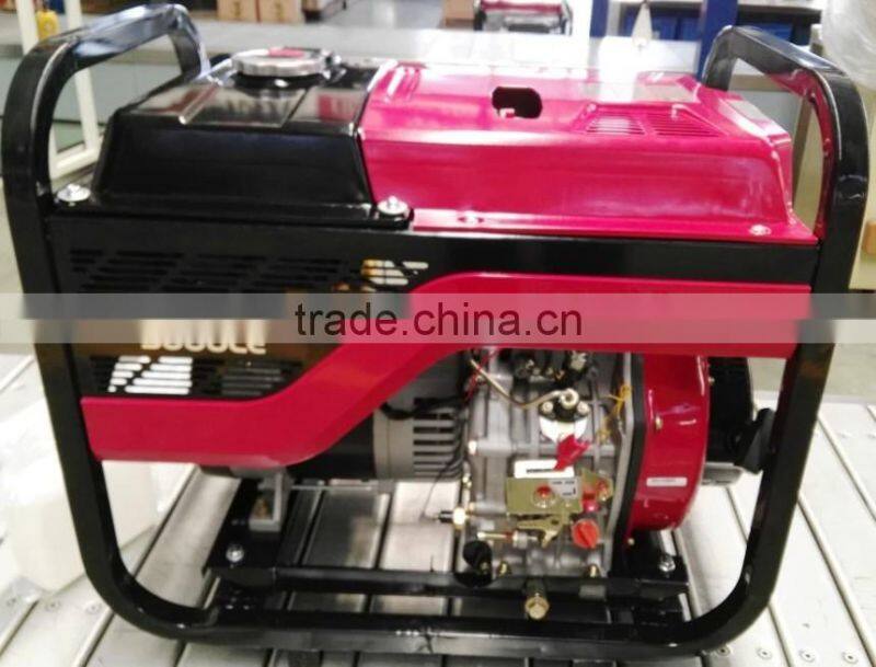 Easy Start Low Fuel Low Noisy 5Kw Diesel Generator,Diesel Power Generator