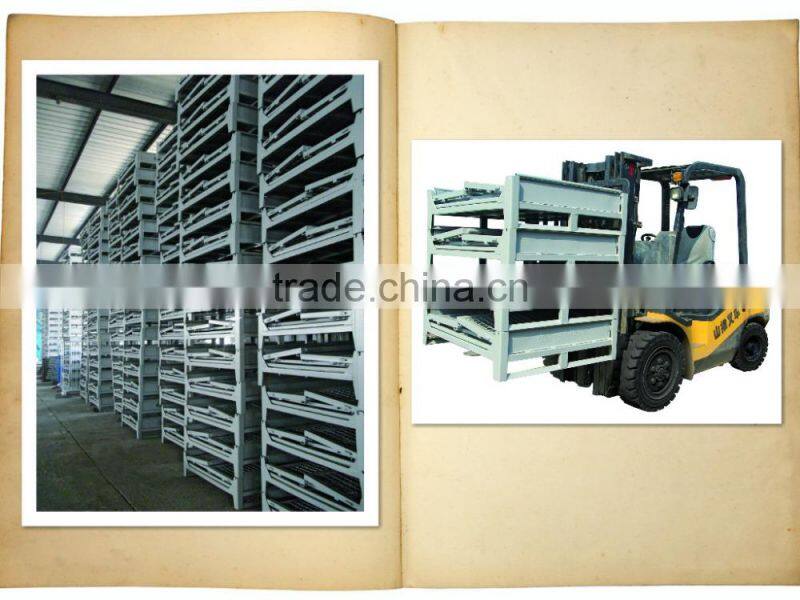 metal foldable cage pallets container