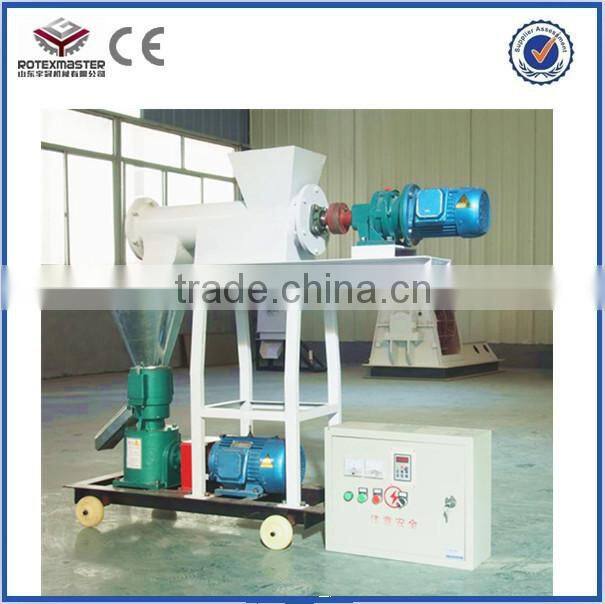 CE & ISO Common Livestock, Animal, Poultry Feed Production Line Feed Pellet Machine