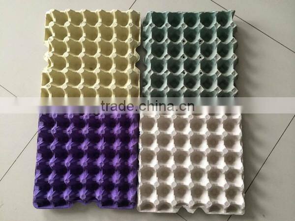 Pulp color egg trays/ paper open egg trays for sale