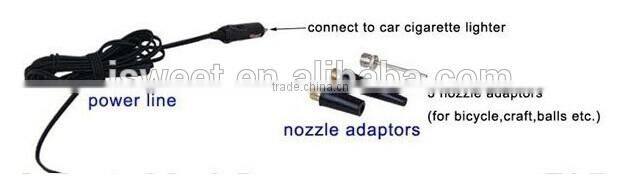 H70106 HEAVY DUTY MINI PORTABLE 12V AIR COMPRESSOR - 150 PSI (10 BAR) WITH ADAPTORS