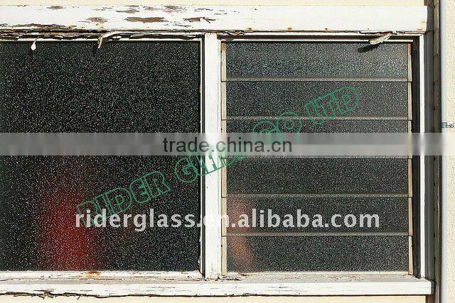 CLEAR OBSCURE GLASS LOUVRES