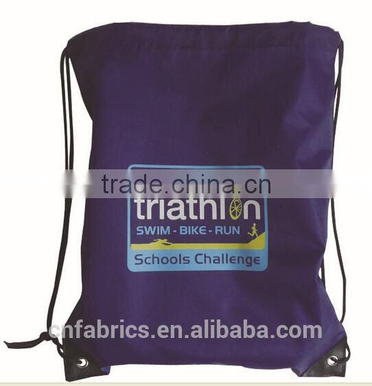 China supplier Promotional Polyester Drawstring Bag