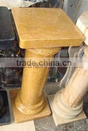 NEW BLACK AND GOLD MARBLE PEDESTALS