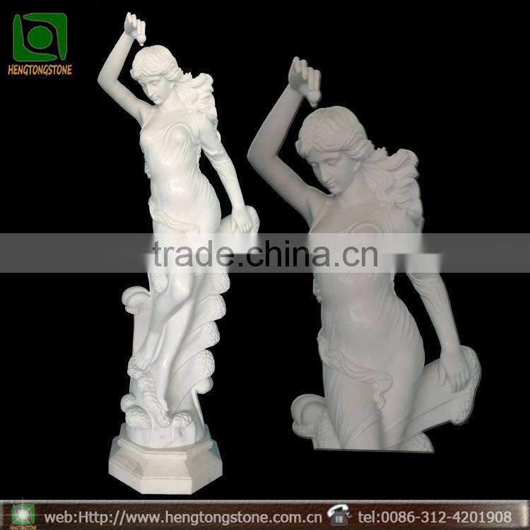 High Quality White Marble Female Greek Statue