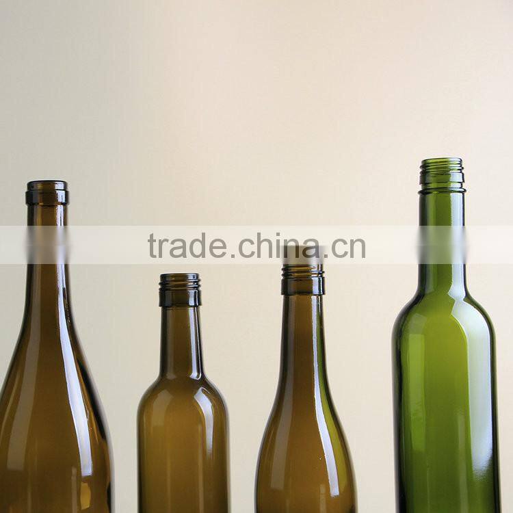 Professional supplier Low 375ml/ 750ml Hot sale fancy wine bottles