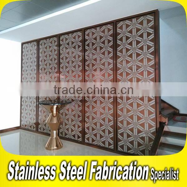 Custom Made Folding Sreen Room Divider for hotel decoration