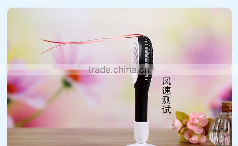 Creative USB Charge Handheld Air Fan, Mini Desktop Water Drop Fan For Student