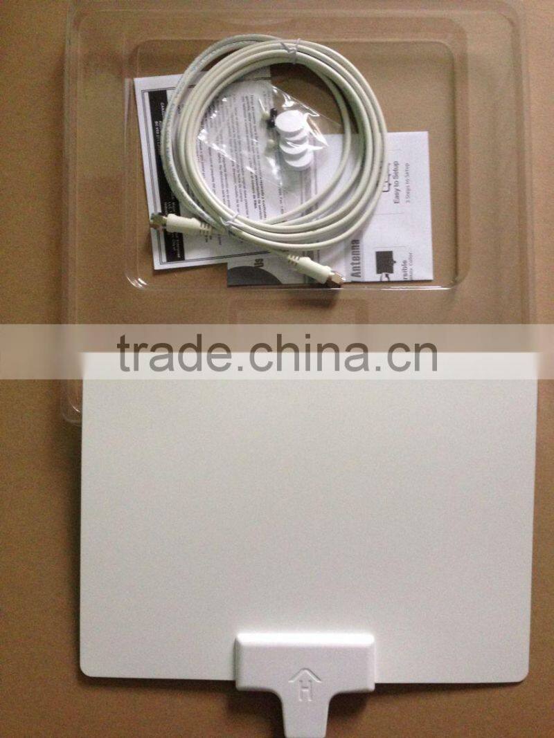 2015 professional manufacture digital indoor tv antenna DVB-T2 reciever antennas