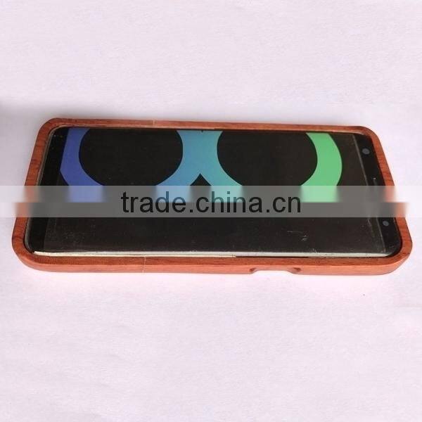 Real wood phone case,up and down card shell for Samsung S8