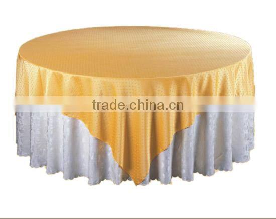 double layer table cover for hotel restaurant weddings