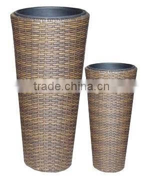 Garden Rattan Flower Pot