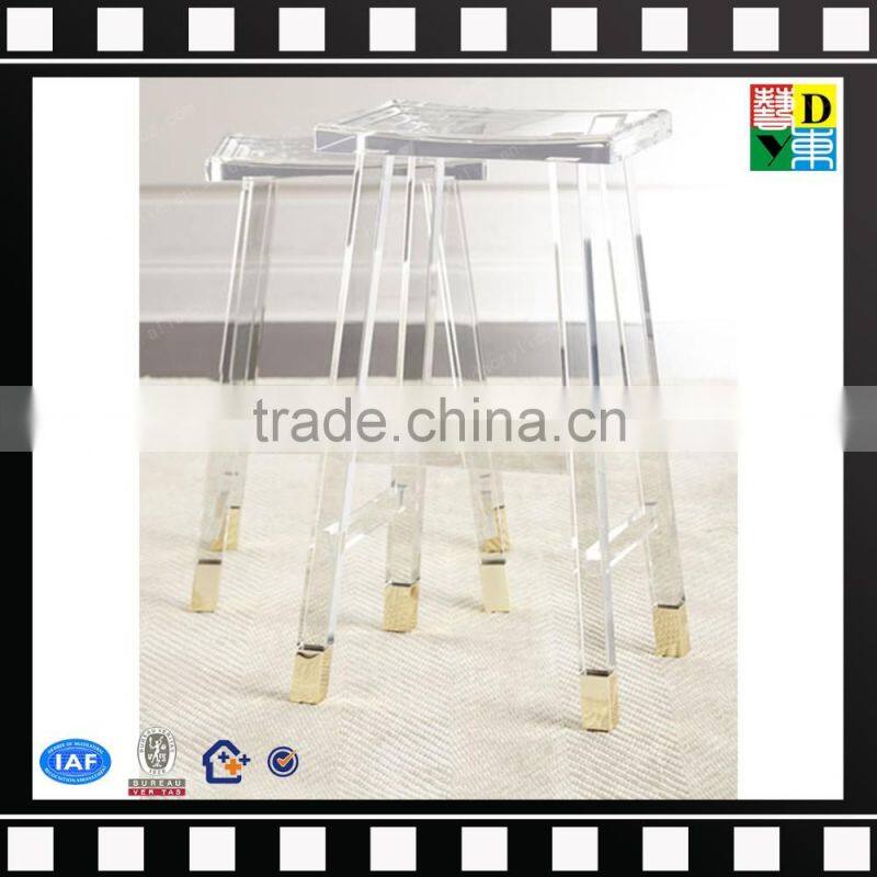 2017custom design acrylic rolling cart latest PMMA lucite acrylic trolley C shape new arrival high quality acrylic wine cart