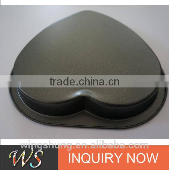 Metal Bake King 9" Heart Shape Valentine Wedding Shower Cake Pan Dish