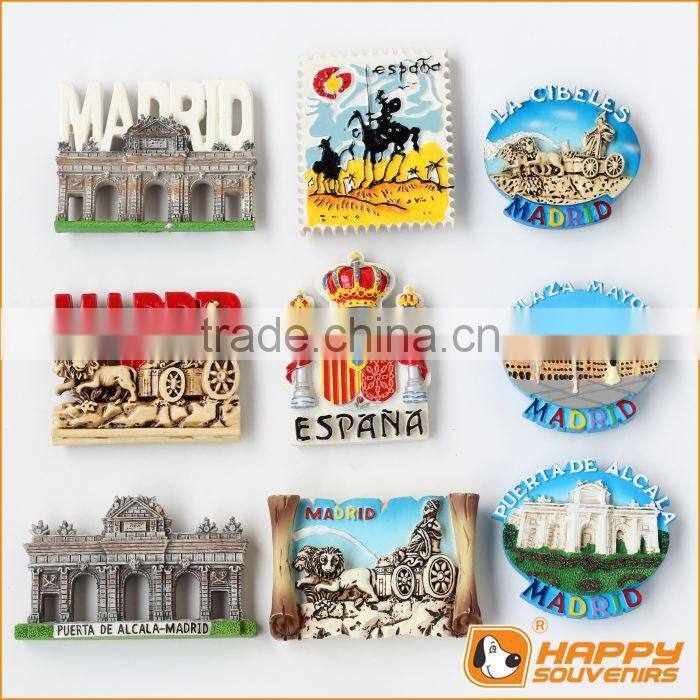 Resin fridge magnets tourism souvenis in magnets for home decor