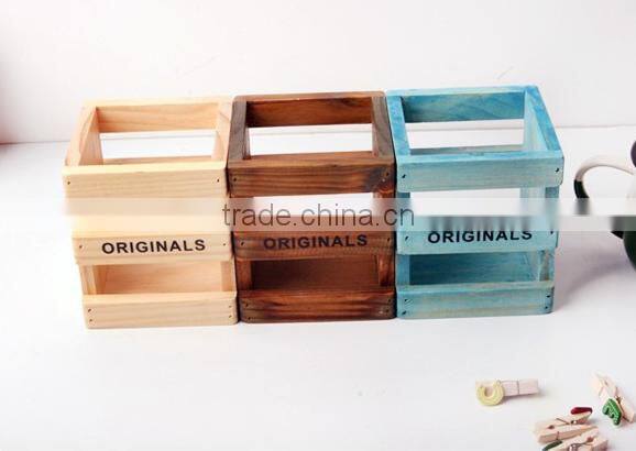 Wholesale high quality great process wooden pencil case