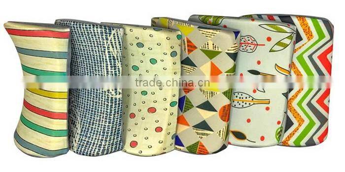 Soft Polyester Fabric Car Neck Pillow Car Headrest Neck Support Pillow