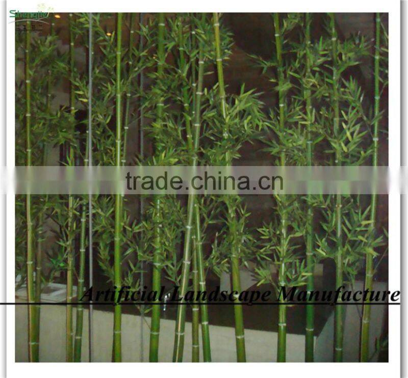 LXY160401Green Decorative Artificial Bamboo Fencing