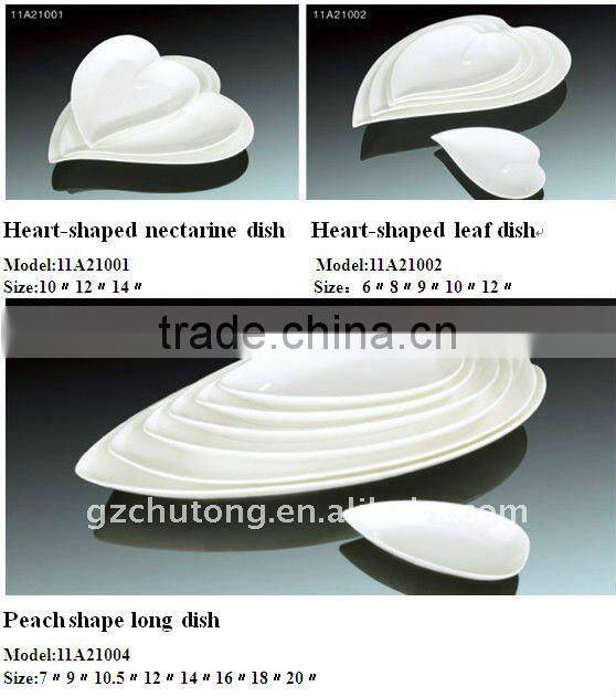 15PCS bone china white ceramic dinnerware tableware set