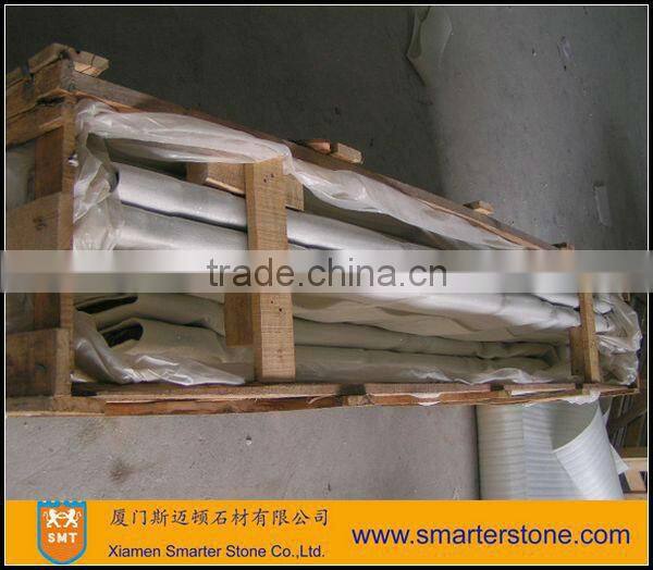 White Marble Tile Fireplace Surround