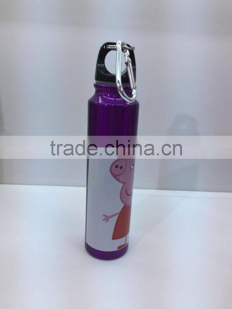 Spiderman Mug sports Aluminum Water bottle cold color changing mug