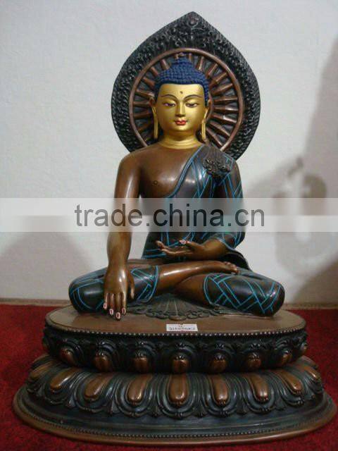 alibaba wholesale promotion metal carft female buddha statue