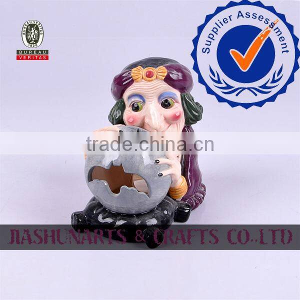 Witch Halloween Candlestick Holders