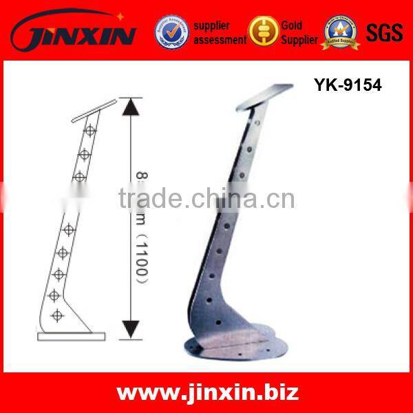 JINXIN stainless steel handrail_outdoor stair railing staircase column in malaysia