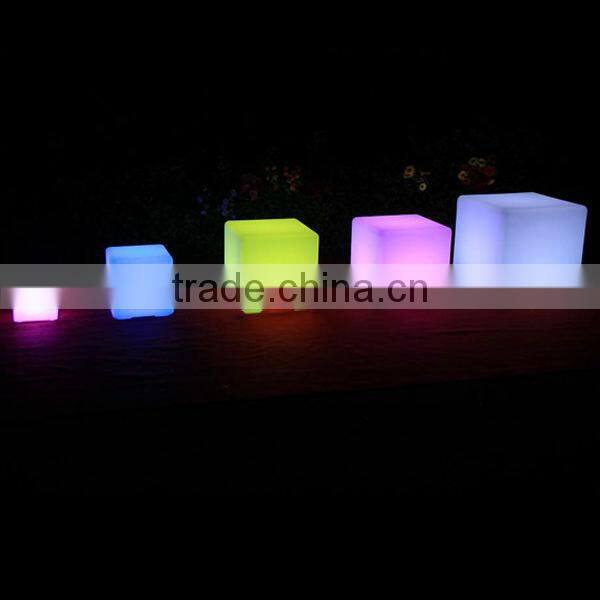 16 color changing led home furniture/bar chair/LED cube tank