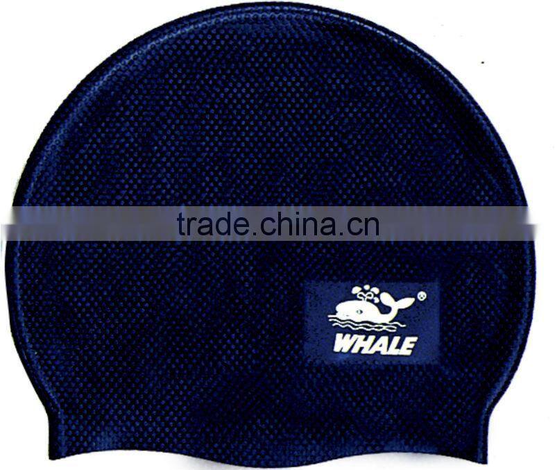 2016 single color silicone swimming cap and adult swimming hat made by direct factory
