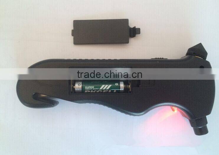 Multifunction Emergency Tool Digital Tire Pressure Gauge with Safety Hammer