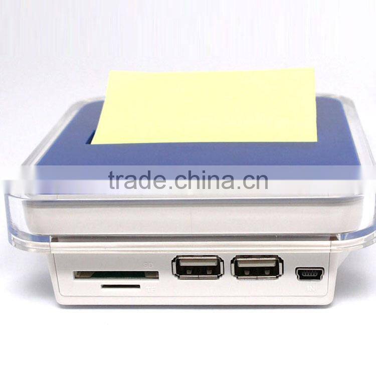 Card reader note dispenser