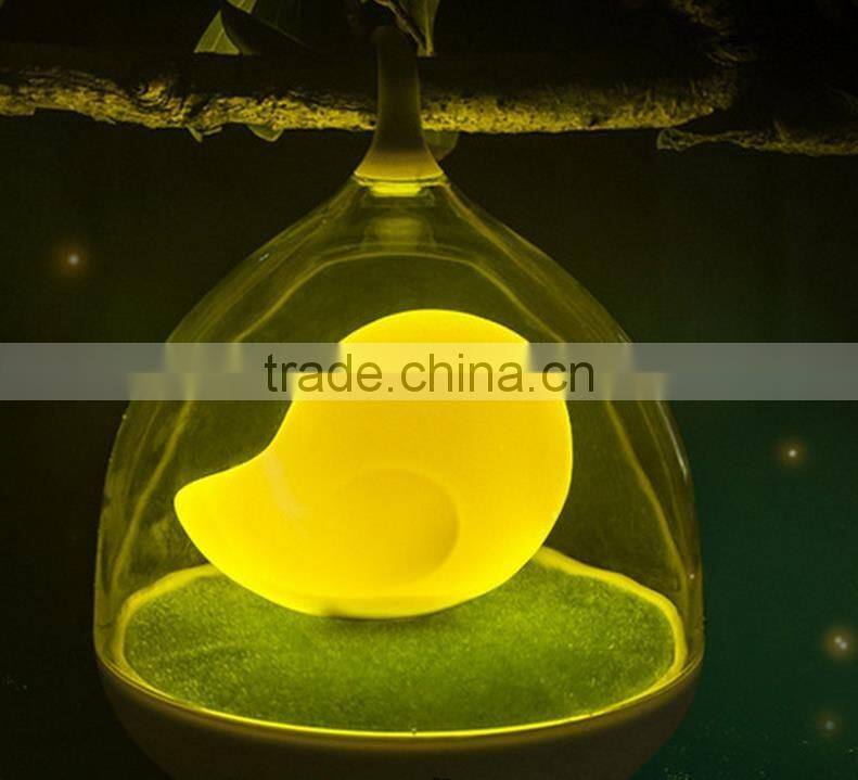 LED Night light sleep Lamp Touch Sensor Bird Light, USB Bird cage rechargeable night light